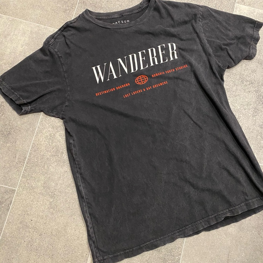 PacSun Wanderer Black Tee